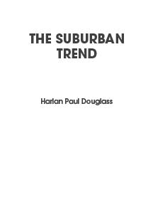 The Suburban Trend